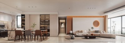 侘寂客餐厅3D模型下载